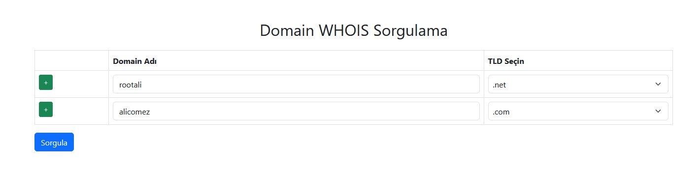 Basit ve Gelişmiş WHOIS Sorgulama Sistemi