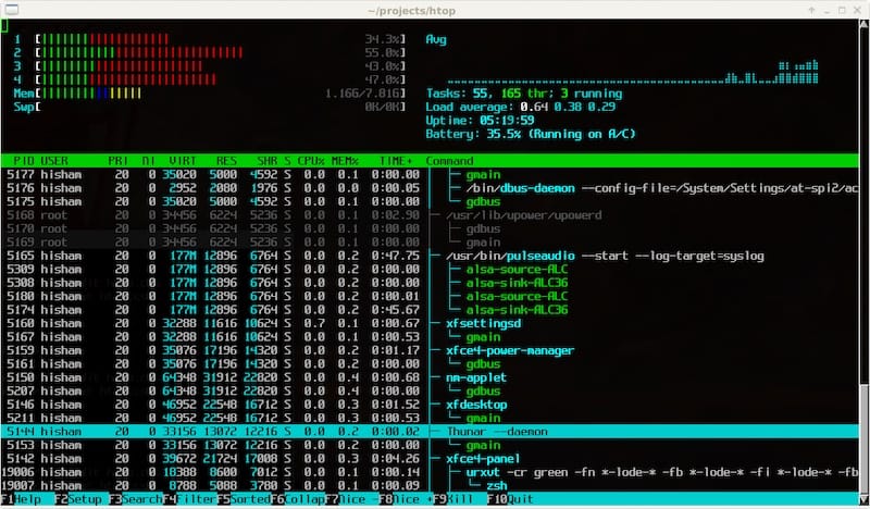 Almalinux 8 üzerine Htop nasıl yüklenir ?